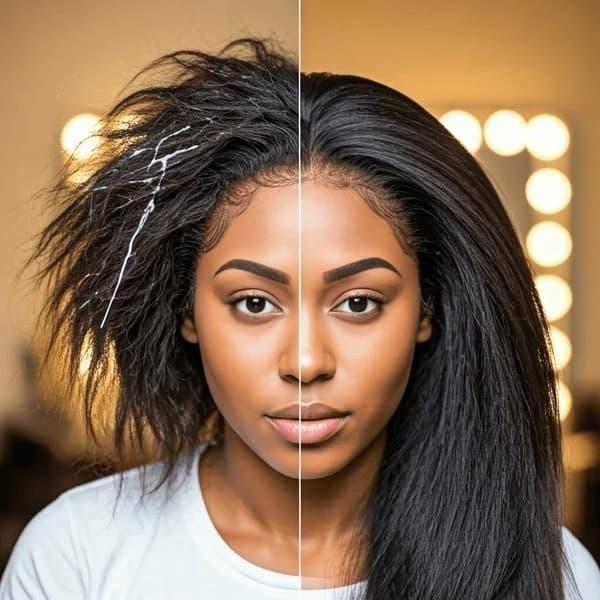 How to glue a lace front wig safely for beginners step by step guide to a secure hold